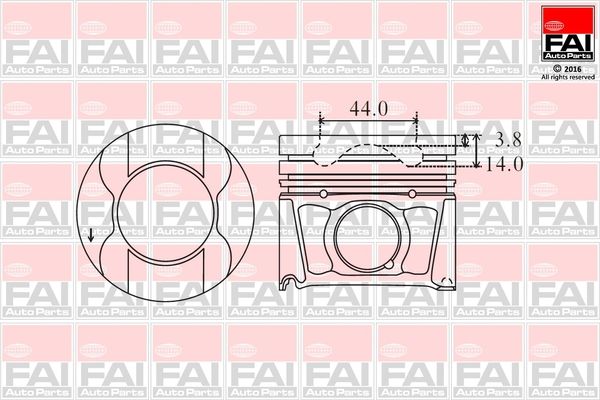 FAI AUTOPARTS Kolvid PK15-000